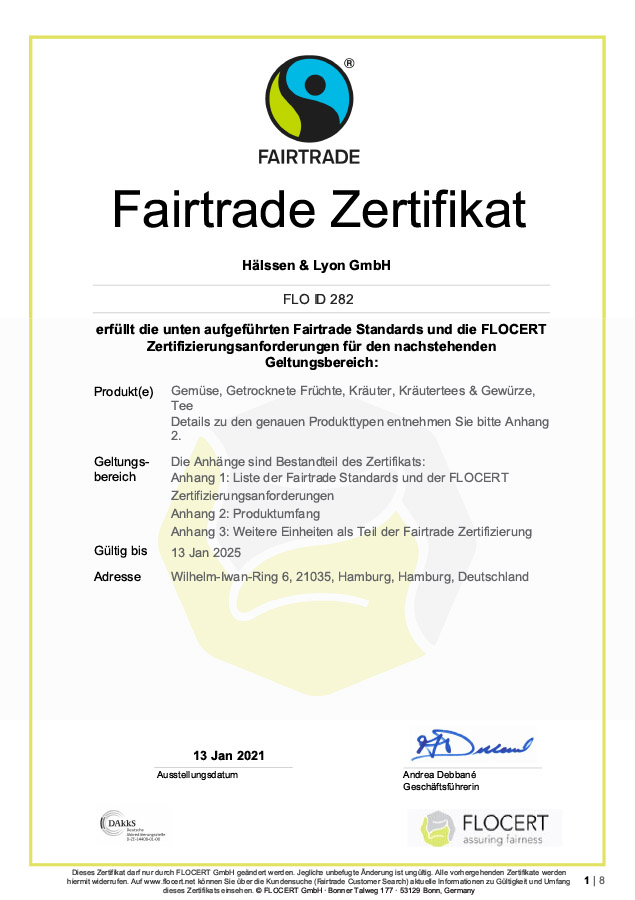 certificates / h01lssen & lyon : the world of tea under one